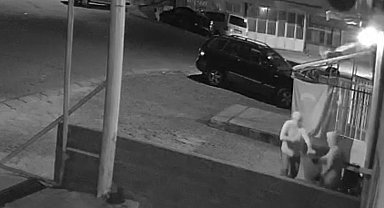 Hırsızı dükkan sahibi karşıladı