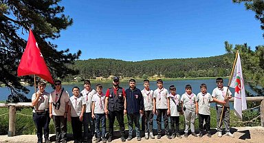 Hisarcık Diyanet izcileri Gölcük Yaylasında 3 gün kamp yaptı