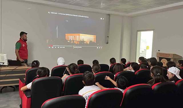 Hisarcık Gençlik Merkezinde 15 Temmuz Demokrasi ve Milli Birlik Günü etkinlikleri