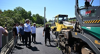 İçmeler caddesinde 2 bin 500 ton asfalt kullanıldı