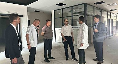 İl Sağlık Müdürlüğünden üniversite hastanesine ziyaret