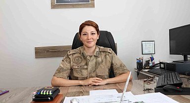İlçede kadın jandarma komutanı sevinci