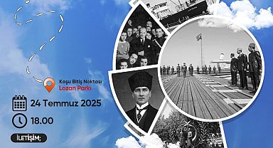 İlkadım'dan Lozan'a Ata'ya saygı koşusu