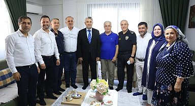 İncirliova protokolü gazi Çalışkan'ı unutmadı