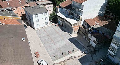 İnegöl'de kamulaştırılan alanlar otoparka dönüşüyor