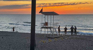 İnkumu'nda deniz akıntısı paniği