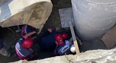 İnşaat alanında göçük: Bir işçi toprak altında kaldı