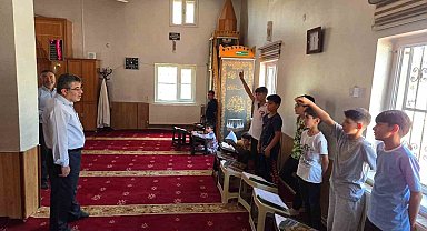 İpekyolu Müftüsü Tavlaşoğlu'dan Kur'an kurslarına ziyareti