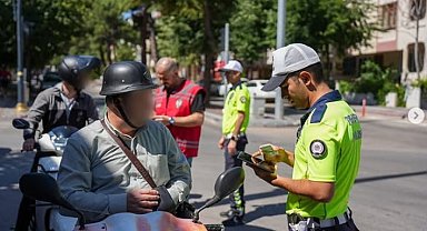 Isparta'da motosiklet denetiminde 137 sürücüye ceza