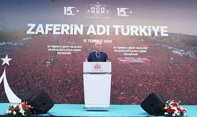 İstanbul Valisi Gül, 15 Temmuz şehit aileleri ve gazileri ile buluştu