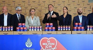 İstanbul'un bağışladığı konserveler yola çıktı