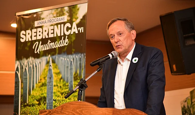 İzmir Çiğli'de Srebrenica Soykırımı'nın 30. yılı anıldı