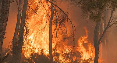 İzmir Gaziemir'deki yangın kontrol altına alınıyor