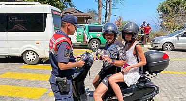 Jandarma'dan Milli Park'ta vatandaşlara yangın uyarısı