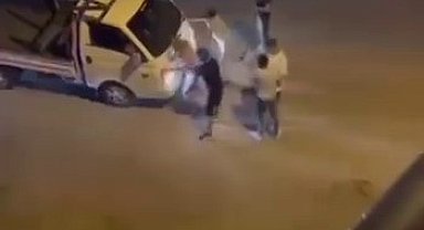 Kadınlara rahatsızlık verdiği iddia edilen şahsa mahalle dayağı