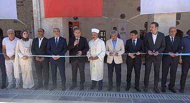 Kahramanmaraş depremlerinde hasar gören Çalık Camii yeniden ibadete açıldı