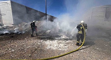Kahramanmaraş'ta atık yangını