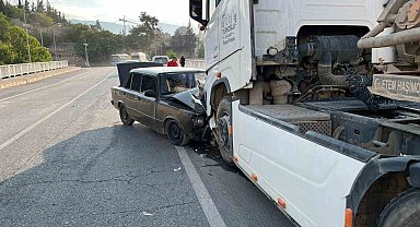 Kahramanmaraş'ta trafik kazası: 1 yaralı