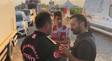 Kahramanmaraş'ta Şahbaz Derneği, ilk günden sahadaydı