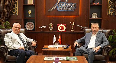 Karabük İl Müftüsü Erhun'dan Rektör Kırışık'a ziyaret