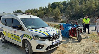 Karabük'te 3 tekerlekli motosiklet devrildi: 6 kişi yaralandı