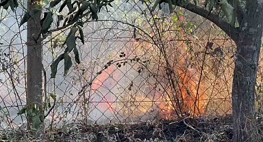 Karabük'te çıkan anız yangınında 25 dönüm alan zarar gördü