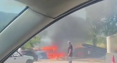 Karabük'te kömür ve odun deposu alev aldı