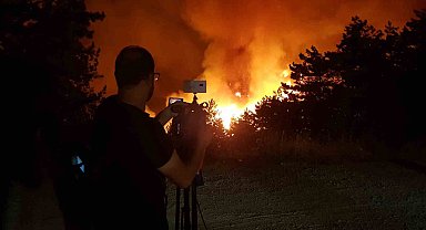Karabük'te orman yangınına 6 saattir 116 araçla müdahale ediliyor