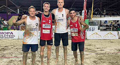 Karadeniz sahilinde uluslararası voleybol coşkusu