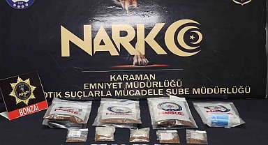 Karaman'da uyuşturucu ele geçirilirken, 10 kişi tutuklandı