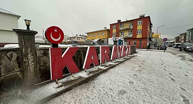 Karayazı'da dolu yağışı etkili oldu