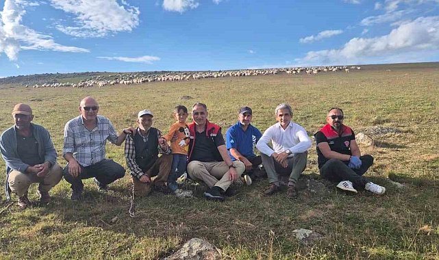 Kars Tarım ve Orman Müdürü Aydın 2 bin 600 rakımlı yaylalarda incelemelerde bulundu