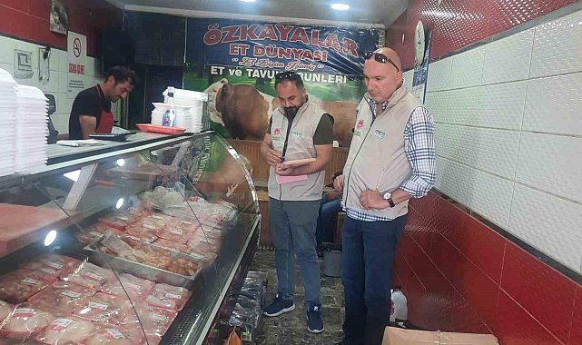 Kars'ta kasap ve şarküteriler denetlendi