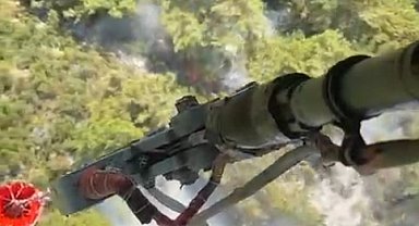 Kaş'ta orman yangını