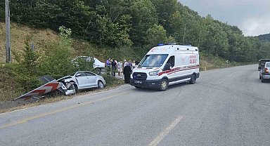 Kastamonu'da iki otomobil çarpıştı: 2 yaralı