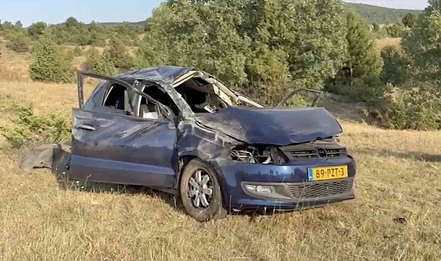 Kastamonu'da otomobil şarampole yuvarlandı: 1 ölü