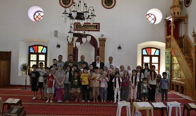 Kaymakam Ateş, Kur'an Kursu öğrencileri ile bir araya geldi