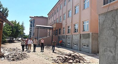 Kaymakam Bünyamin Karaloğlu Simav'daki inşaatları yerinde inceledi