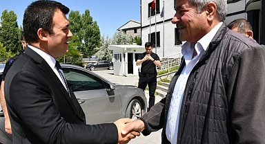 Kaymakam Burak Dertlioğlu'ndan iade-i ziyaret