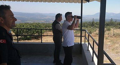 Kaymakam Koç, kırsal mahallelerde yangın tedbirlerini inceledi