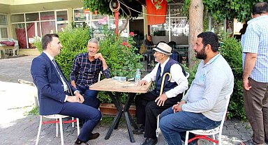 Kaymakam Küçük, esnaf ve vatandaşlarla bir araya geldi