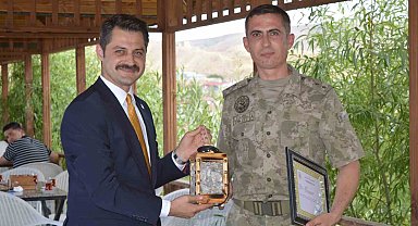 Kaymakam Yılmaz veda programına katıldı