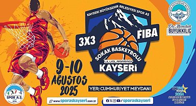 Kayseri'de sokak basketbolu heyecanı yaşanacak