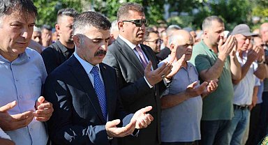 Kazada ölen güvenlik görevlisi son yolculuğuna uğurlandı