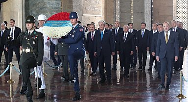 Kazakistan Cumhurbaşkanı Tokayev Anıtkabir'de