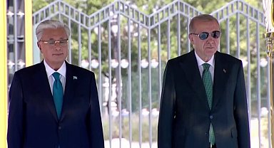 Kazakistan Cumhurbaşkanı Tokayev Beştepe'de