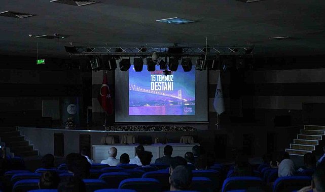 KBÜ'de "Zaferin Adı Türkiye" temasıyla 15 Temmuz anma programları düzenlendi