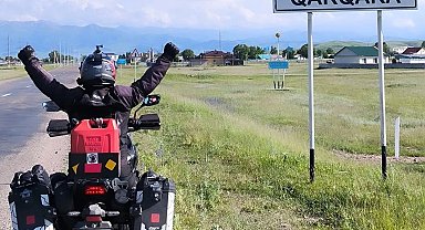 Keşan DOÇEK motorcuları 15 bin kilometrelik Orta Asya macerasını tamamladı