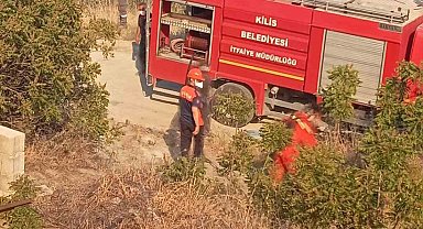 Kilis İtfaiyesinden Hatay'daki yangın söndürme çalışmalarına destek