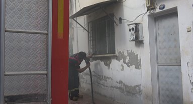 Kilis'te evde çıkan yangın kısa sürede söndürüldü